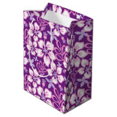 JUNGLE SURF (PURPLE COMBO) Cadeaubag Medium Cadeauzakje (Achterkant Gekanteld)