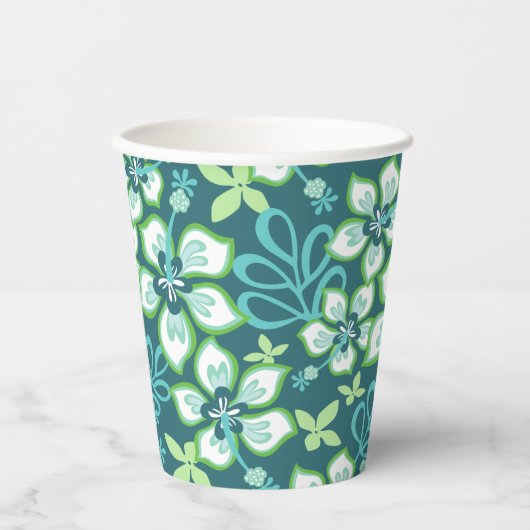 JUNGLE SURF (TEAL COMBINATIE) PAPIEREN BEKERS (Voorkant)