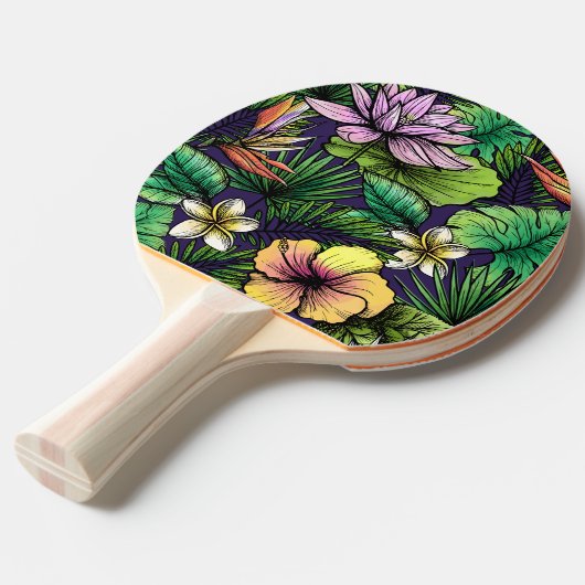 Jungle Tafeltennisbatje (Voorkant Gekanteld)