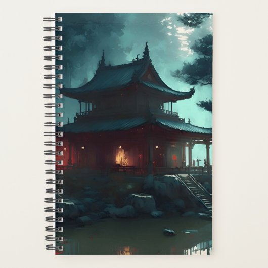 Jungle Tempel Avontuur – Boekomslag Kunst Planner (Voorkant)