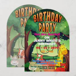 Jungle thema kaart