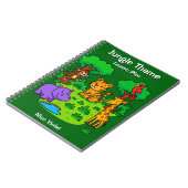 Jungle Theme Lesson Plan Notebook for Preschool  Notitieboek (Linkerzijde)