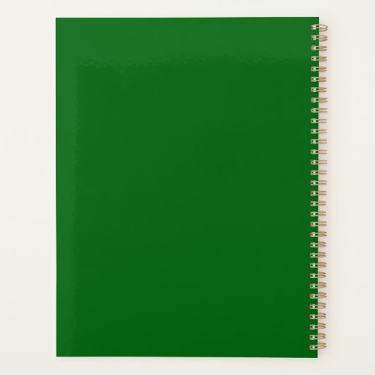 Jungle Theme Planner Notebook- Preschool Teacher (Achterkant)