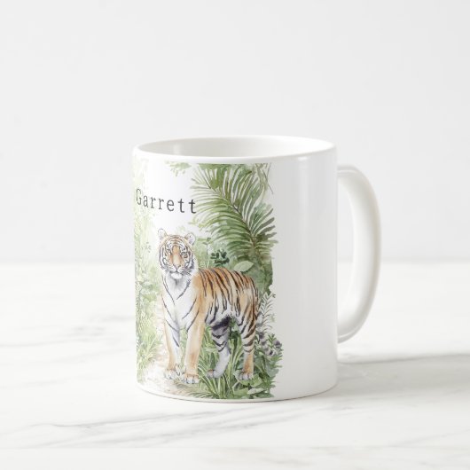 Jungle Tiger Koffiemok (Voorkant rechts)