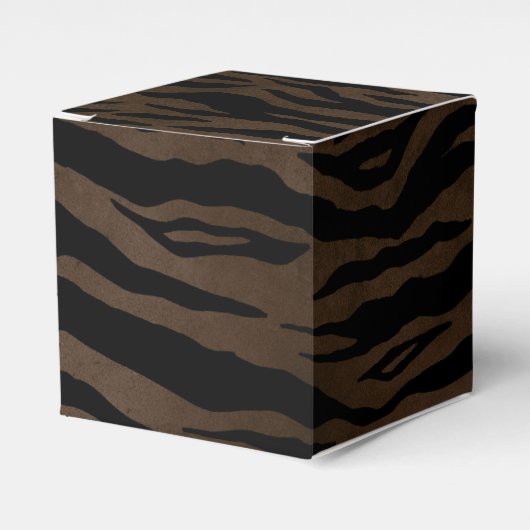 Jungle Tijger Bedankdoosjes (Voorkant Zijde)