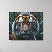 Jungle Tijger Canvas Afdruk (Voorkant)