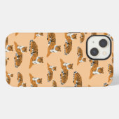 Jungle Tijger Dier Patroon iPhone Hoesje (Achterkant horizontaal)