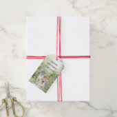 Jungle Tijger Verjaardag Cadeaulabel (Met Touw)