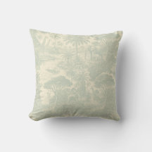 Jungle Toile Patroon Tropisch Scenisch Ontwerp