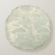Jungle Toile Patroon Tropisch Schilderachtig Ontwe