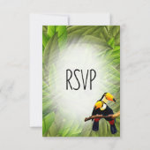 Jungle Toucans RSVP met entree selectie Kaart (Achterkant)