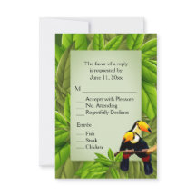 Jungle Toucans RSVP met entree selectie