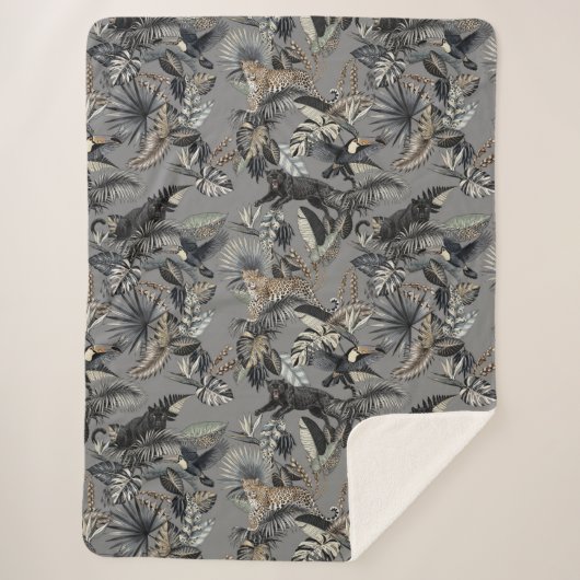 Jungle Trek Pluche Deken (Voorkant)
