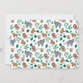 Jungle uitnodigingen (Achterkant)