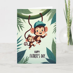 Jungle Vaderdag Kunstkaart Kaart