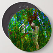 Jungle Verbindingsknop Ronde Button 6,0 Cm (Voorkant /achterkant)