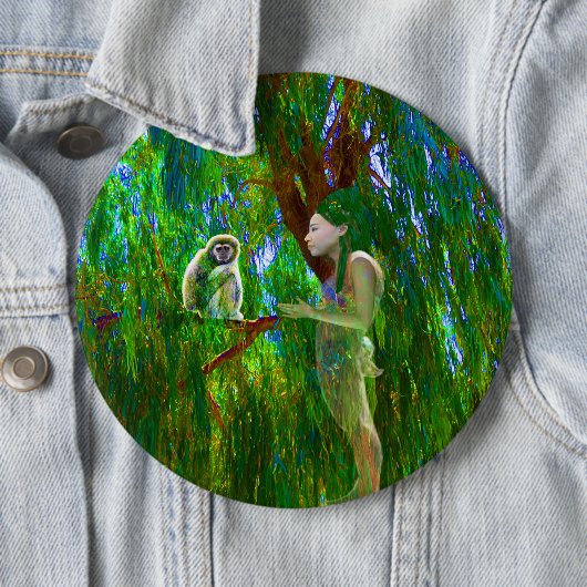 Jungle Verbindingsknop Ronde Button 6,0 Cm (In situ)