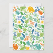 Jungle Verjaardag Kaart (Achterkant)