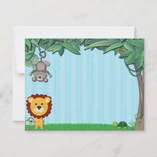Jungle Vrienden Notitiekaarten Notitiekaartje