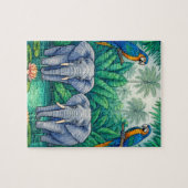 Jungle Vrienden Waterfeest Legpuzzel (Horizontaal)