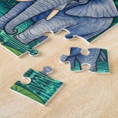 Jungle Vrienden Waterfeest Legpuzzel (Zijkant)