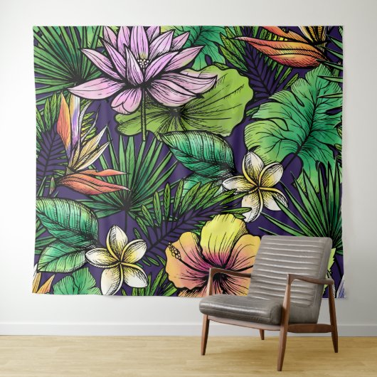Jungle Wandkleed (In Situ (horizontaal))