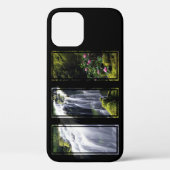 Jungle Waterval Triptiek Digitale Kunst Case-Mate iPhone Case (Achterkant)