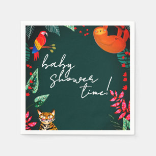 Jungle Wildlife Baby Borrel Servet