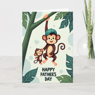 Jungle Zoete Vaderdag Kaart