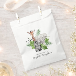 Jungle Zoo Dieren | Baby Shower Bedankzakje