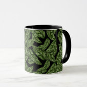 junglebladeren koffiemok mok (Voorkant rechts)