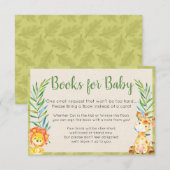Jungleboeken voor Baby Kaart (Voorkant / Achterkant)