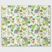 Jungledieren Cadeaupapier (Vlak)