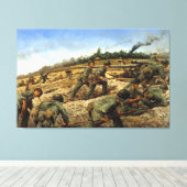 Jungleers op Biak van Keith Rocco Print (Insitu (Houten vloer))