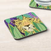 Junglekat Bier Onderzetter (Linkerzijde)
