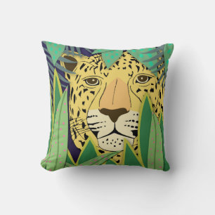 Junglekat Kussen