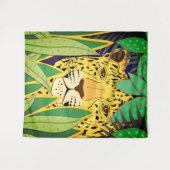 Junglekat Nr. 5 Groot Wandkleed (Voorkant (horizontaal))