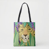 Junglekat Tote Bag (Voorkant)