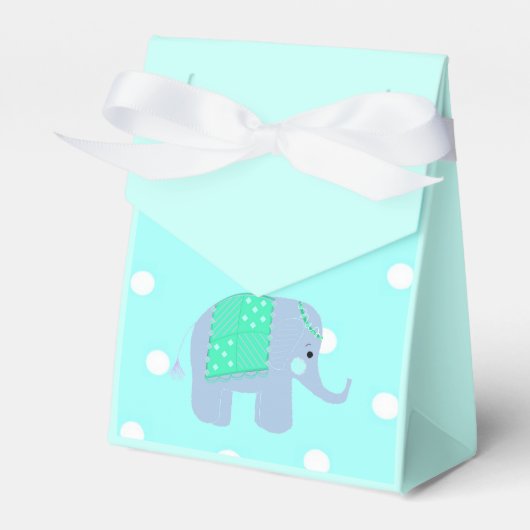 Jungleolifant met deken bedankdoosjes (Voorkant Zijde)