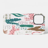 Junglepatroon, luipaardprint, vintage. iPhone hoesje (Achterkant horizontaal)