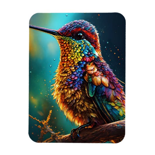 #JungleVogelsFlexibeleFotoMagneet Magneet (Verticaal)