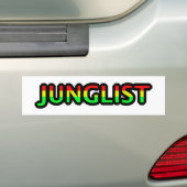 Junglist Bumpersticker (Op auto)