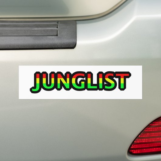Junglist Bumpersticker (Op auto)