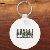 Junglist Camouflage Sleutelhanger (Voorkant)
