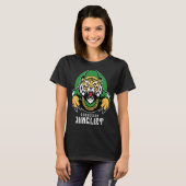Junglist Drum and Bass EDM DNb Tiger T-shirt (Voorkant volledig)