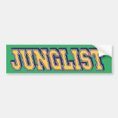 Junglist Oerwoud Music Lovers Bumpersticker (Voorkant)