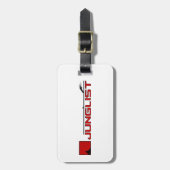 Junglist Platenspeler Bagagelabel (Voorkant verticaal)