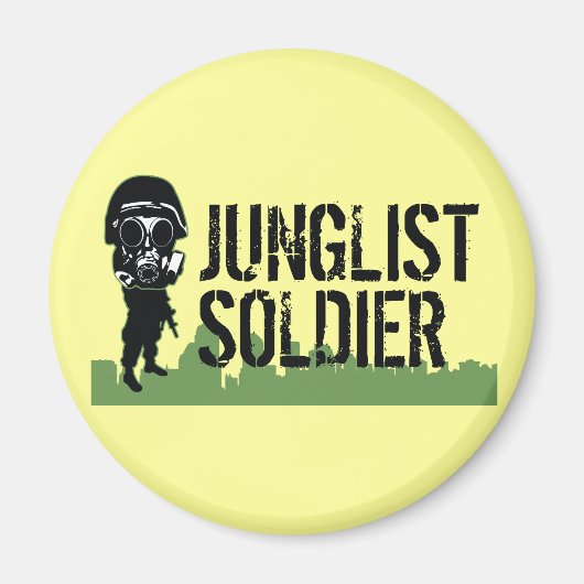 Junglist Soldier Magneet (Voorkant)