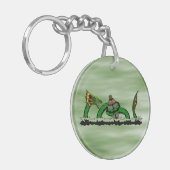 Jungun vangt een Quibbib Sleutelhanger (Voorkant Links)