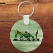 Jungun vangt een Quibbib Sleutelhanger (Achterkant)